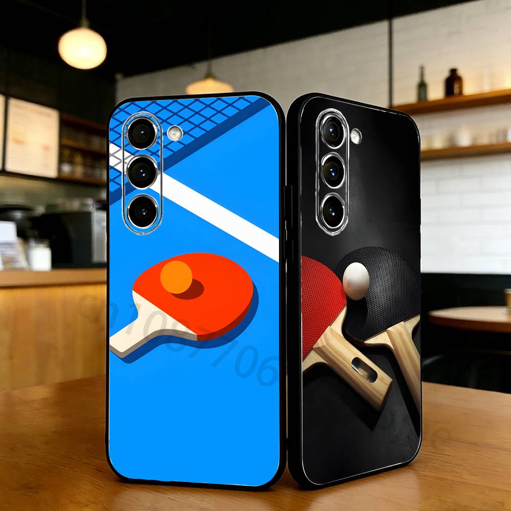 Table Tennis Logo - Custodia per telefono con racchetta da