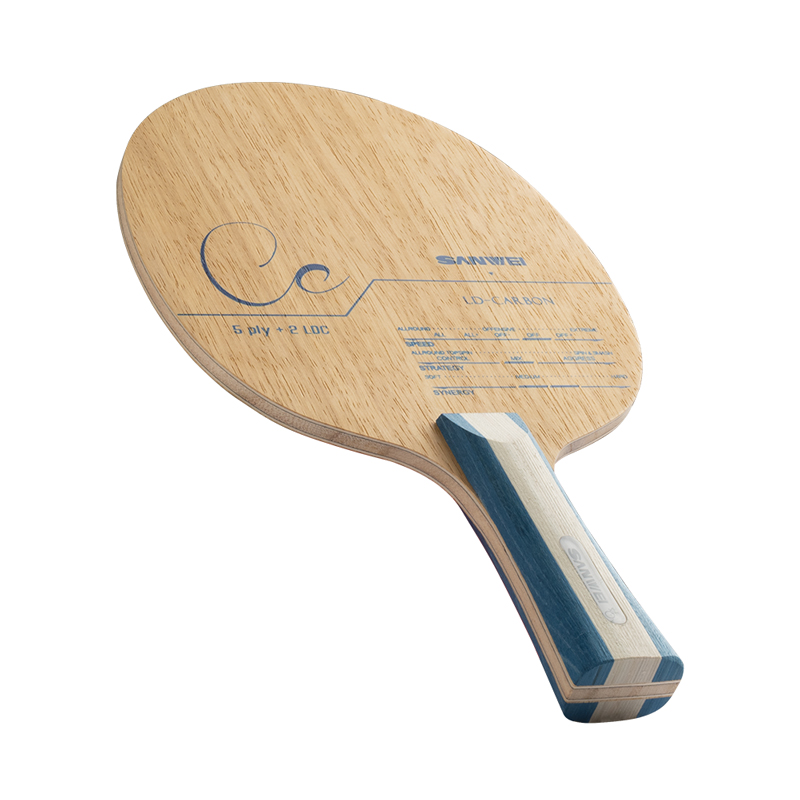 Table Tennis Custom Bat - SANWEI CC CARBON Lama da ping