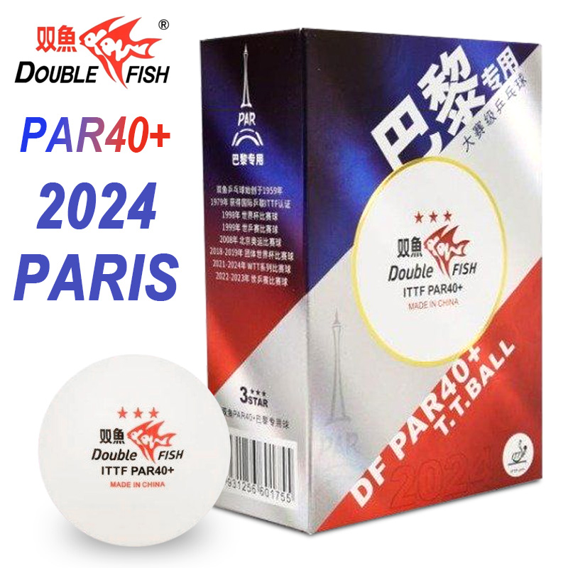Table Tennis France - DOUBLE FISH PAR 40+ Palline da