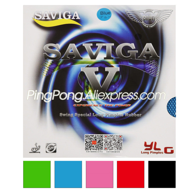 Table Tennis Forehand Rubber - Colorato DAWEI SAVIGA V Pips-gomma da
