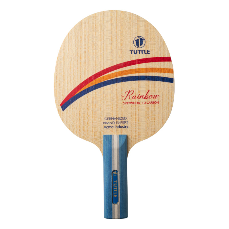 Table Tennis Custom Bat - Racchetta da Ping Pong TUTTLE Rainbow