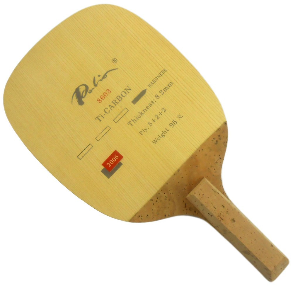 Table Tennis Forehand Rubber - PALIO 8603 Carbonio Titanio Ping Pong