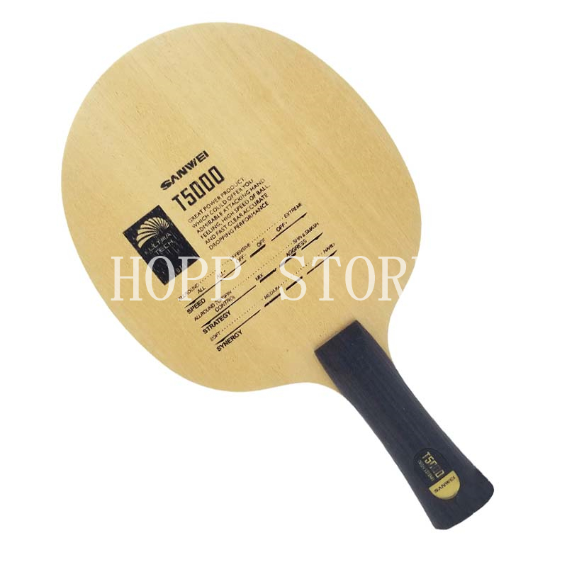 Lama da ping pong SANWEI T5000 - Table Tennis Custom Bat recensione e prezzo