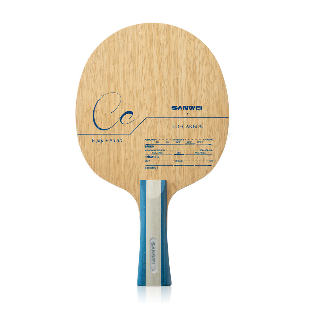 SANWEI CC CARBON Lama da ping  - Table Tennis Custom Bat recensione e prezzo