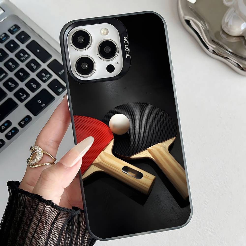 Cover per iPhone 17, 16, 15, 1 - Table Tennis Logo recensione e prezzo