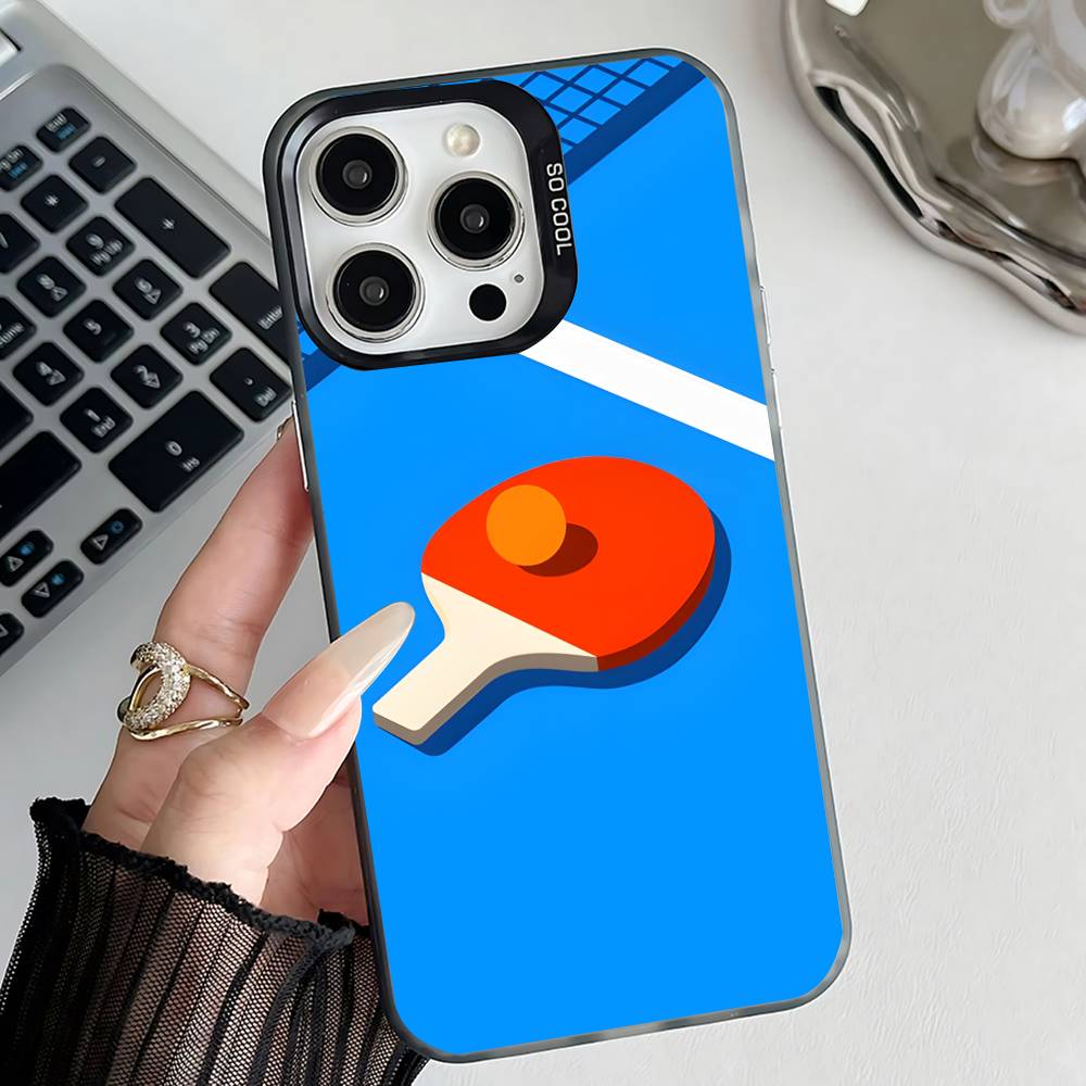 Cover per iPhone 17, 16, 15, 1 - Table Tennis Logo recensione e prezzo