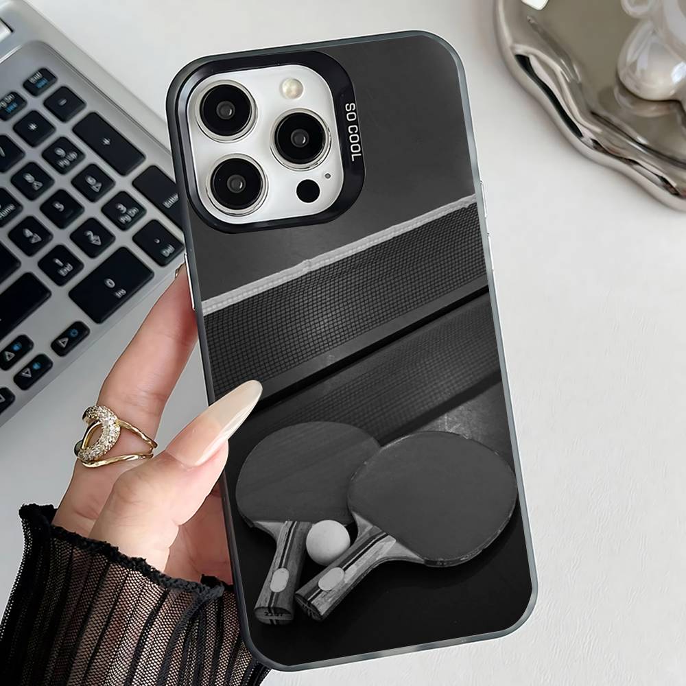 Cover per iPhone 17, 16, 15, 1 - Table Tennis Logo recensione e prezzo
